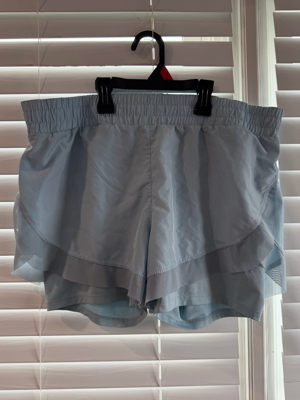 RBX Light Blue Women's Layered Running Shorts Size Medium 💙
